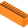PCB terminal, 11 pole, pitch 5 mm, AWG 24-12, 20 A, spring-clamp connection, orange, 1330540000