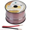 PRZEWOD 2*1MM CU CZARNO-CZERWO