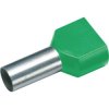 Cimco 187727 Ferrules Twin ferrule 6 mm² Partially insulated Green 100 pcs