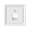 ELSO 206404 Płyta centralna ELSO 206404 dla 1xRJ45 czysta biel 1 szt.