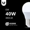 Żarówka LED E27 G45 6W 4500K 480lm Forever Light RTV003473