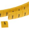Znacznik do kabli Ovalgrip Wsuwane HellermannTyton zakres 3.6 mm Czarny zakres 1.7 mm 1 Żółty 901-10134