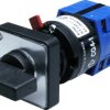 Cam switch, rotary actuator, 1 pole, 10 A, 440 V, (L x W x H) 51 x 28 x 28 mm, front mounting, CG4-1.A220.FS2