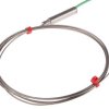 Termopara z izolacją mineralną K średnica 1mm długość 1.5m -100 → +1100°C Końcówka z gołym kablem RS PRO