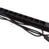 Listwa zasilająca rack 19 cali PDU gniazdo 9 x CEE 7/5 wtyk IEC320 C14