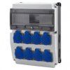 Rozdzielnica CAJA 12M BICOLOR - gniazda 8x230V /12 modułów/
