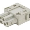 Moduł złączy dużej mocy 6-pinowe HARTING 16A Żeński Wciskane