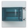 Rozdzielnica natynkowa Mistral65 (N+PE) 1x8 modułów IP65 232x250x155mm drzwi transparentne ABB