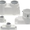 Fibox EPA 2260 2 x Maksymalna średnica mocowania 60 mm tworzywo sztuczne szaro-biały (ral 7035) 1 szt.