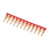 Mostek wtykowy EURO Z2,5 / W2,5 - 12-torowy czerwony