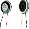 Small speaker, 8 Ω, 71 dB, 700 Hz to 20 kHz, black/white, K16 8 OHM