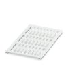 Znacznik do kabli UCT Zatrzaskiwane Phoenix Contact zakres 3.5 mm Biały zakres 2.9 mm Biały 0832102
