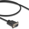 Kabel szeregowy DeLOCK RS-232 D-Sub9 wtyk do wtyku z wąską obudową złącza 0,5 m
