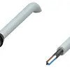 Sensor actuator cable, M8 cable socket, straight, A to open end, 3 pole, 1.5 m, PUR, gray, 3 A, 240803-100002