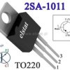 Tranzystor PNP 180V 1.5A 25W 120MHZ: TO220