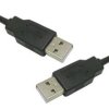Przewód USB A - A wtyk - wtyk 1.0m
