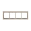 Simon 54 Nature Ramka poczwórna beton - AL BETONE DRN4/91