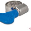 19404 Hose clips with wing nut, 10 - 16 mm, 10 pieces