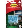 3M 17091AWFGN Command™ Hooks M for outdoor use in oval shape Transparent 2 pc