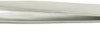 Economy tweezers, uninsulated, antimagnetic, stainless steel, 110 mm, 3C.SA.B