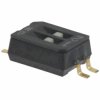 Przełącznik suwakowy, DPST, SMD, 6V, 100 ma, -40 → +85°C, Nidec Components