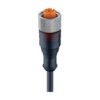 Kabel Konfekcjonowany Jednostronnie M12 4-Pinowy Złącze Żeńskie Proste Z...