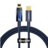 Kabel Baseus Cats000003 Lightning - Usb-C 20W 480Mb/S 1M - Niebieski
