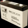 MWS 7.2-6 AGM battery, 6 V, 7,2 Ah