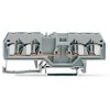 WAGO 281-656 6mm 4-conductor Carrier Terminal Block Grey AWG 28-12
