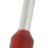 Końcówka kablowa zaciskana 1.5mm² długość 10mm Czerwony średnica 1.7mm Izolowane RS PRO