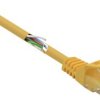 kabel LAN Renkforce RF-5224648, 1 szt., RJ45, CAT 5e, U/UTP, 0.15 m, żółty
