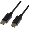 LogiLink CV0074 DisplayPort Cable DisplayPort plug to plug Black 5 m