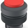 Pushbutton, illuminable, groping, waistband round, red, mounting Ø 22.3 mm, 1.30.240.201/1307