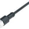 Sensor actuator cable, M12-cable socket, straight to open end, 12 pole, 2 m, PUR, black, 1.5 A, 79 3490 32 12