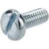 R-TECH 337018 Slotted Pan Head Machine Screws BZP M4 10mm - Pack Of 100
