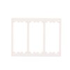 Simon Connect Ramka Potrójna 6Xk45 Uniwersalna Czysta Biel Sm302/9