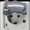103456009 BLUE ELECTRIC - Schutzkontakt-Steckdose mit Sicherheitsschloss,