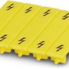 Warning sign, symbol: lightning, (L x W) 25.2 x 5.13 mm, PA, 3047923