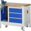 Stół warsztatowy RAU 05 8183A2-107B4F.11, (S x W x G) 1000 x 880 x 700 mm