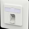 130E371027-I E-DAT Modul Cat.6a LSA++ 1 Port UP traffic white