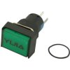 Self Locking Lamp Press Button - Green