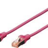 kabel LAN Digitus DK-1644-020/MG, 1 szt., RJ45, CAT 6, S/FTP, 2.00 m, czerwony