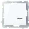 As Łącznik Pojedynczy Z Podświetleniem Biały Łp-1Gs/M/00