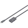 Digitus DA-73108 Active USB-C Extension Cable 5m USB 3.2 Gen1 5Gbps Black