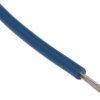 Przewód jednożyłowy linkowy, UL 3239, 0,33 mm², 17/0,16 mm, 22 AWG, XLPE, 6 kV DC, Niebieski, dł. 100m, RS PRO