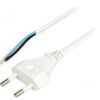 Kabel: 2X0,75Mm2, Cee 7/16 (C) Wtyk, 2,5M Lt207 H03vvh2-F 2X0.75 2.5M Wht