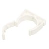Uchwyt zamknięty do rur 37mm biały UZE-37 /50szt./