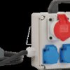 1153650 Construction power distributor with carrying handle, 16 A, 2-m o