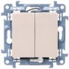 Simon 10 Łącznik Świecznikowy Z Podświetleniem Led 10Ax Ip44 Kremowy Cw5bl.01/41