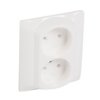SISTENA LIFE Plakietka Arctic do gniazda podwójne 2x2p 771032 LEGRAND